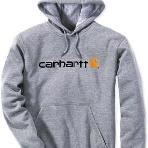 Sweat-Shirt à capuche avec logo gris granulé T2XL CARHARTT S1100074034XXL