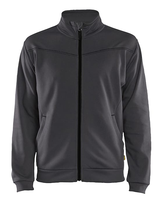 Sweat zippé gris moyen/noir TM BLÅKLÄDER 336225269699M