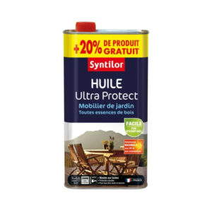 Huile naturel mat pour mobilier de jardin, 1L avec 20% gratuit