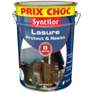 Lasure SYNTILOR protect & résist chêne clair 5 L