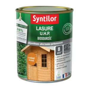 Lasure Uhp biosourcée nature protect 8 ans chêne doré satiné 1 l