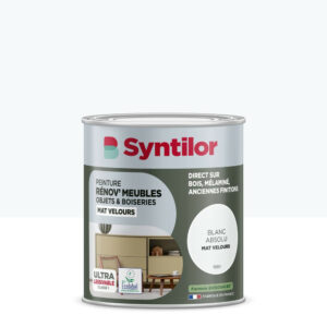 Peinture de rénovation meuble et objet SYNTILOR  blanc velours 0,25L