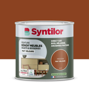 Peinture de rénovation meuble et objet SYNTILOR  mocha velours 0,5L
