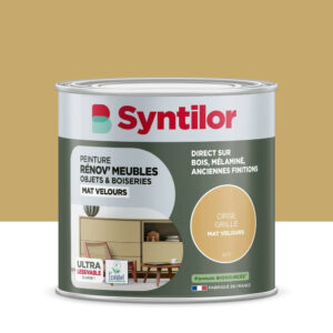 Peinture de rénovation meuble et objet SYNTILOR  orge gril velours 0,5L