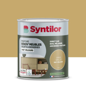 Peinture de rénovation meuble et objet SYNTILOR orge grille velours 1L