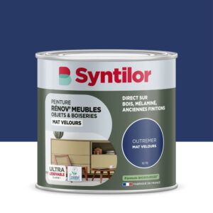 Peinture de rénovation meuble et objet SYNTILOR  outremer velours 0,5L