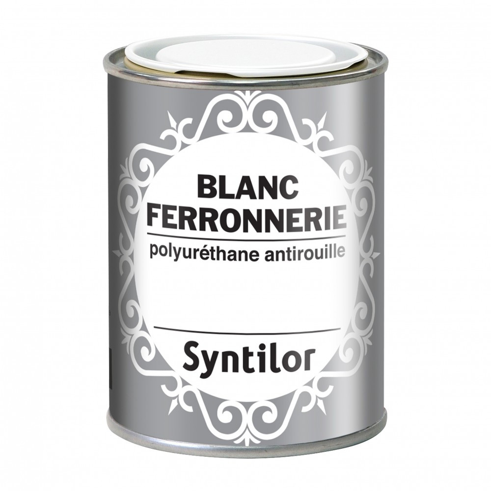 Peinture ferronnerie extérieur Polyuréthane SYNTILOR blanc mat 0.25 l