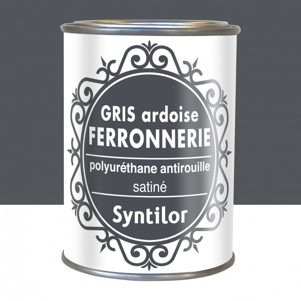 Peinture ferronnerie extérieur SYNTILOR, gris ardoise, 0.25 l