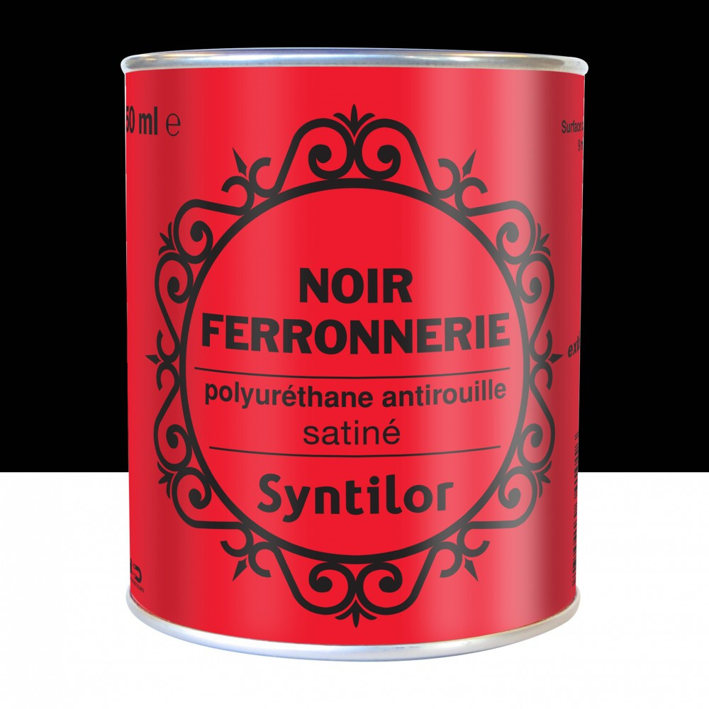 Peinture ferronnerie extérieur SYNTILOR, noir, 0.375 l