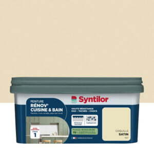 Peinture meuble coquille satin SYNTILOR Renov' cuisine et bain 2l