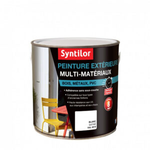 Peinture multimatériau extérieur SYNTILOR blanc satiné 2 l