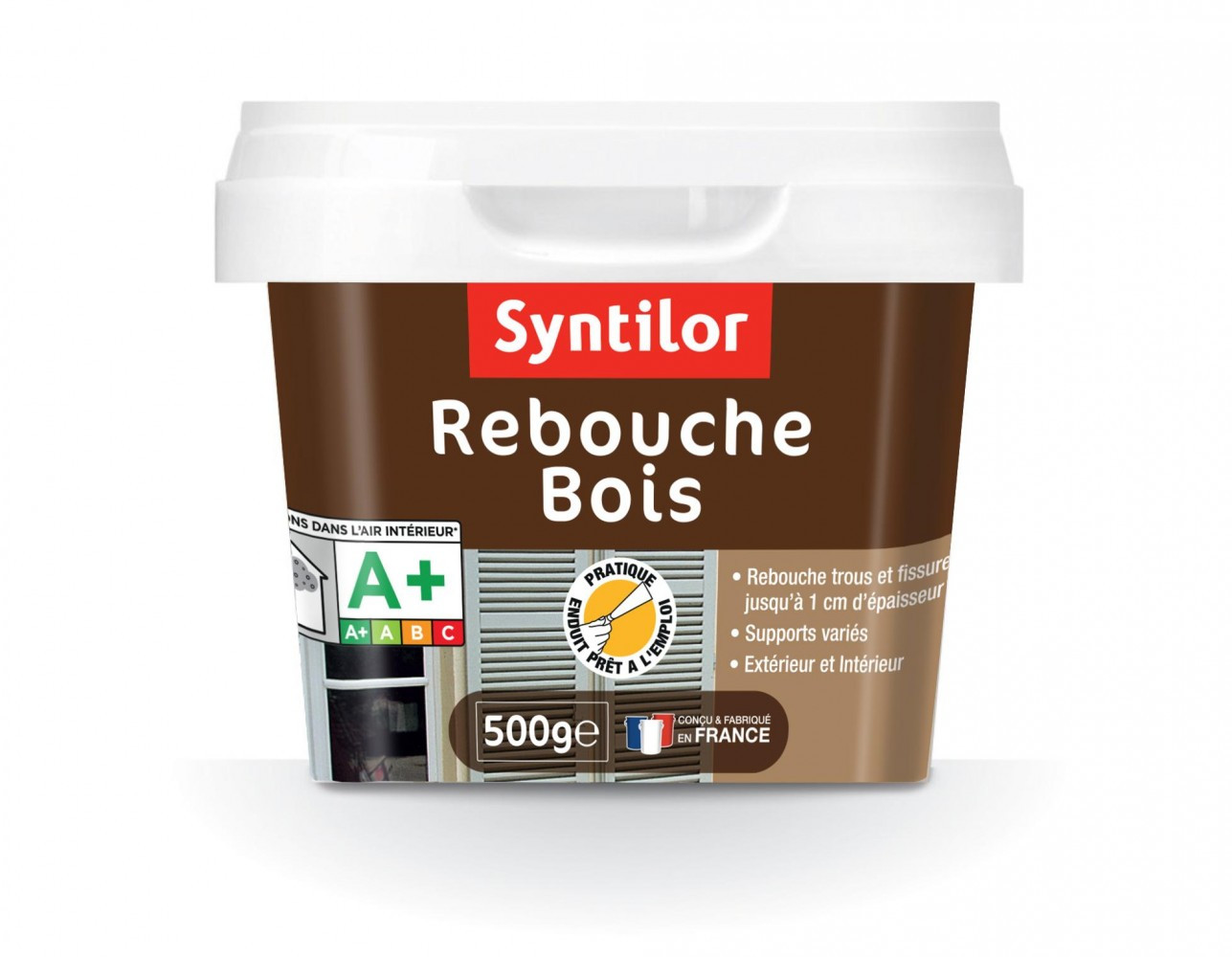 Rebouche bois SYNTILOR, gris clair, 500 g