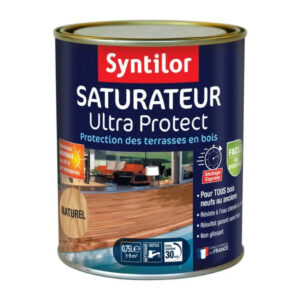 Saturateur Ultra protect naturel mat pour bois, 0.75 l