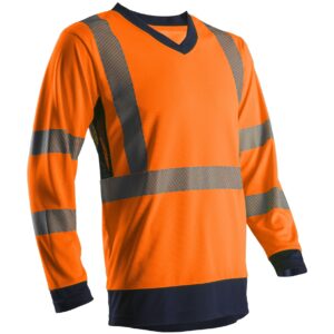 T-shirt haute visibilité SOMO manches longues orange/marine taille 2XL COVERGUARD 5SOM17R2XL