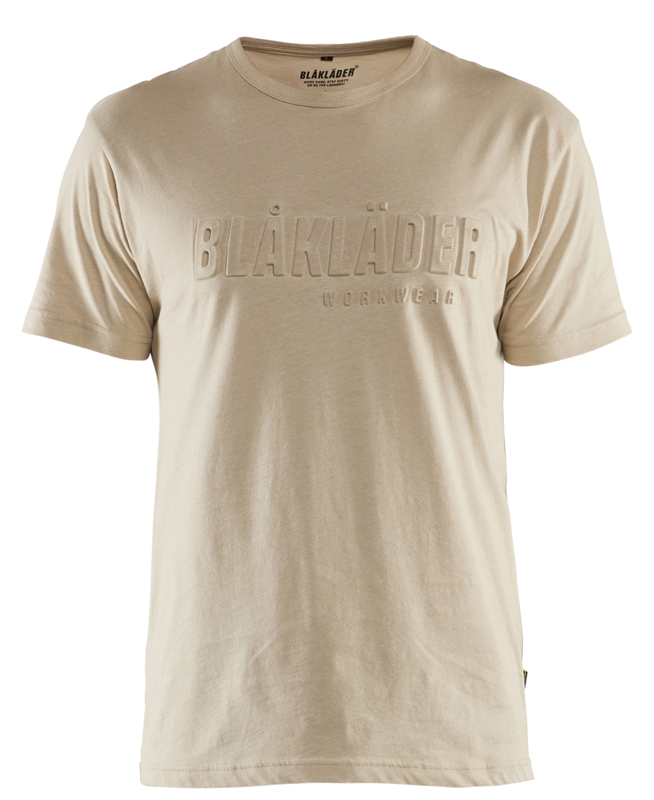 T-shirt imprimé 3D à manches courtes beige TL BLÅKLÄDER 353110422509L