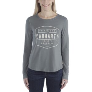 T-shirt manches longues femme GRAPHIC TL vert balsam CARHARTT S1103929G02L