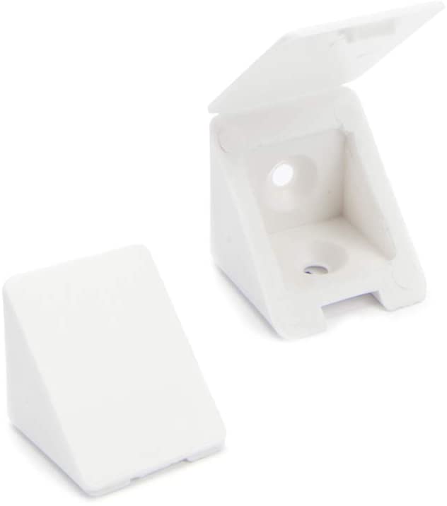 Tac ecker polypropylène large blanc 43 x 25 x 25 mm boîte de 50 MONIN 511710