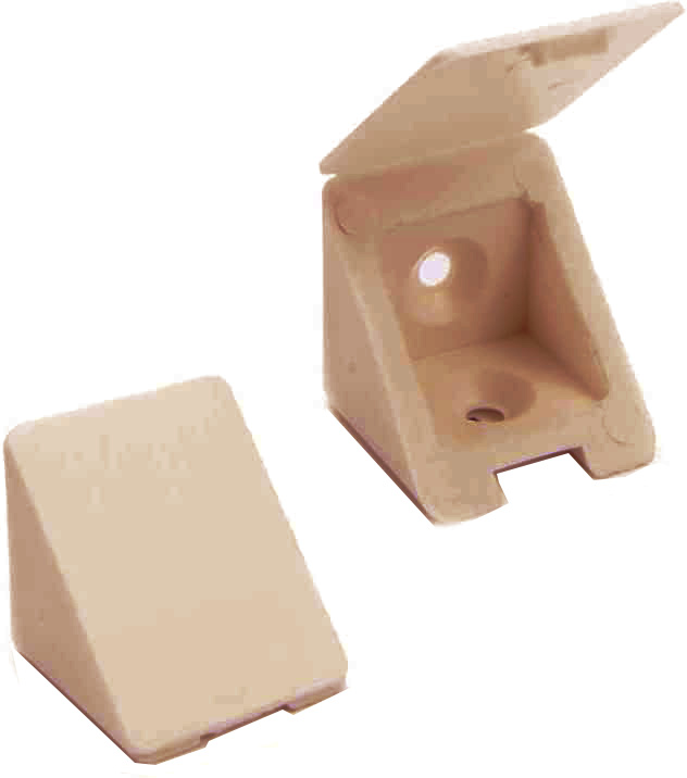 Tac ecker polypropylène marron 23,5 x 22,5 mm boîte de 100 MONIN 511640