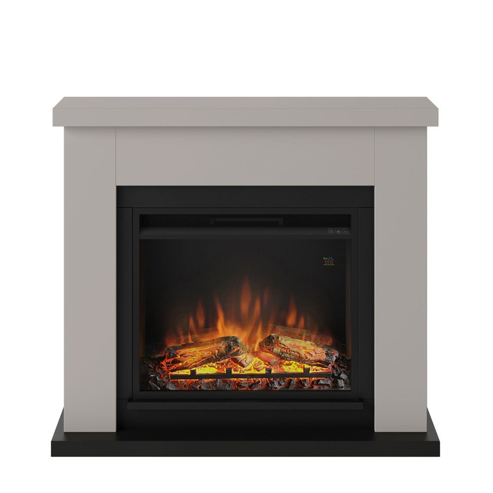 Cheminée électrique décorative "Frode" Beige - Powerflame