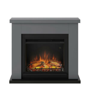 Cheminée électrique décorative "Frode" Gris foncé - Powerflame