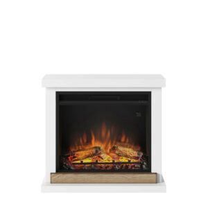 Cheminée électrique décorative "Hagen" Blanche - Powerflame