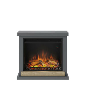 Cheminée électrique décorative "Hagen" Gris foncé - Powerflame