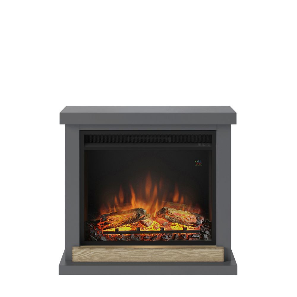 Cheminée électrique décorative "Hagen" Gris foncé - Powerflame