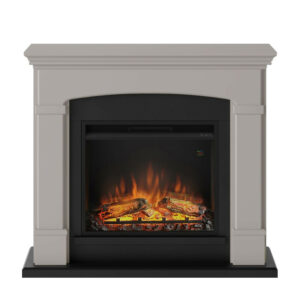 Cheminée électrique décorative "Helmi" Beige - Powerflame