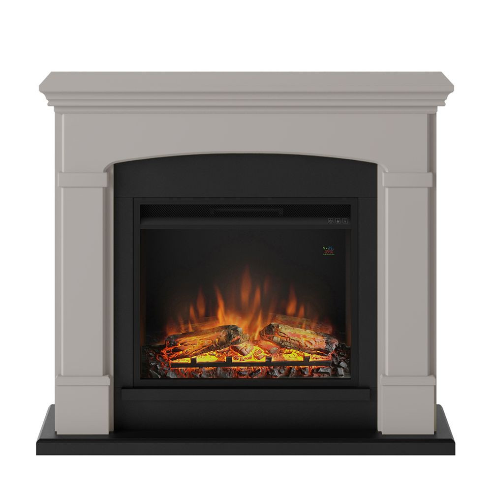 Cheminée électrique décorative "Helmi" Beige - Powerflame