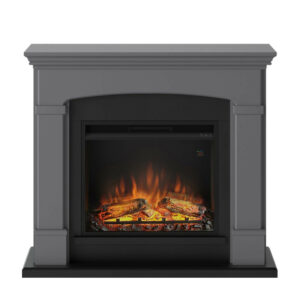 Cheminée électrique décorative "Helmi" Gris foncé - Powerflame