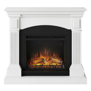 Cheminée électrique décorative "Magna" Blanche - Powerflame