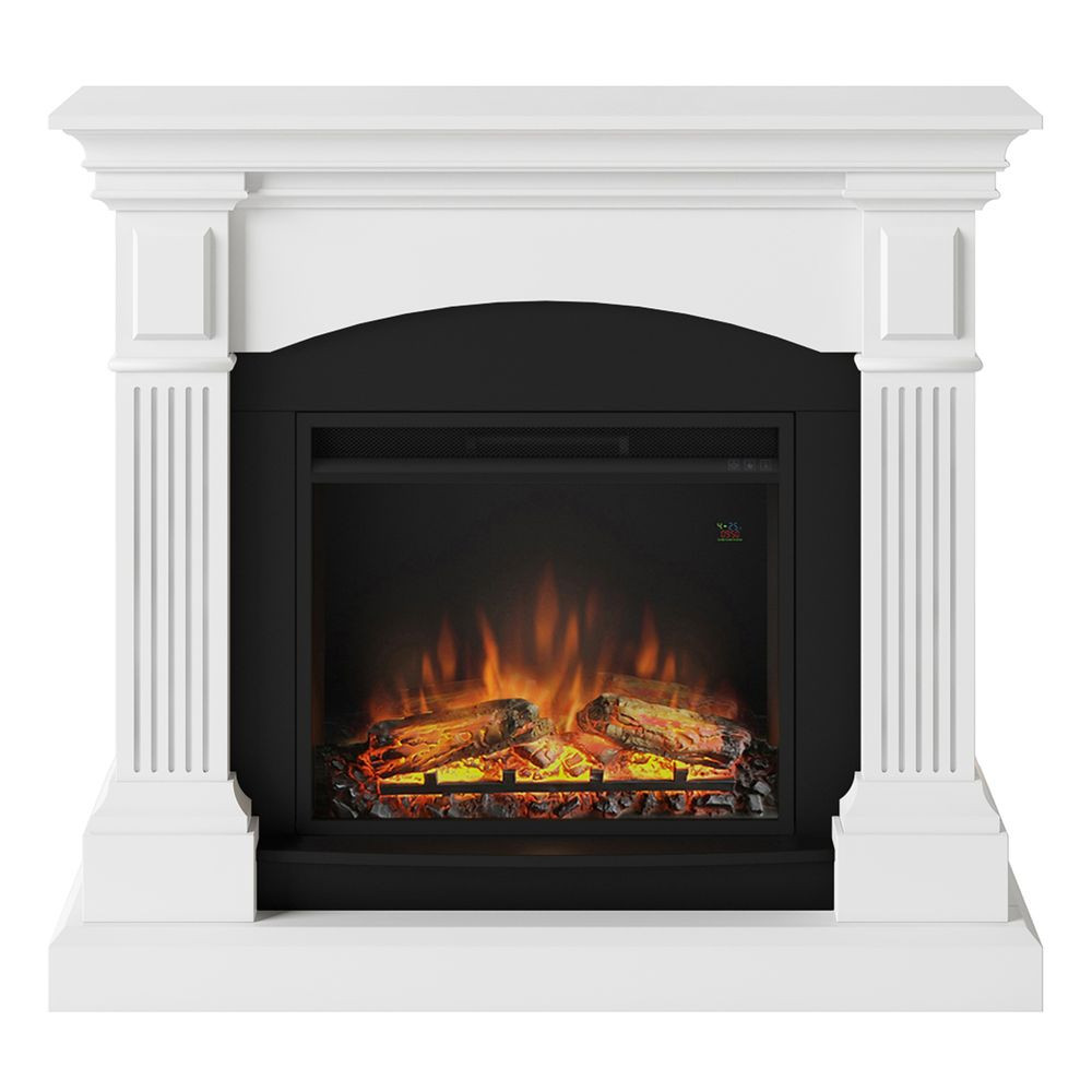 Cheminée électrique décorative "Magna" Blanche - Powerflame