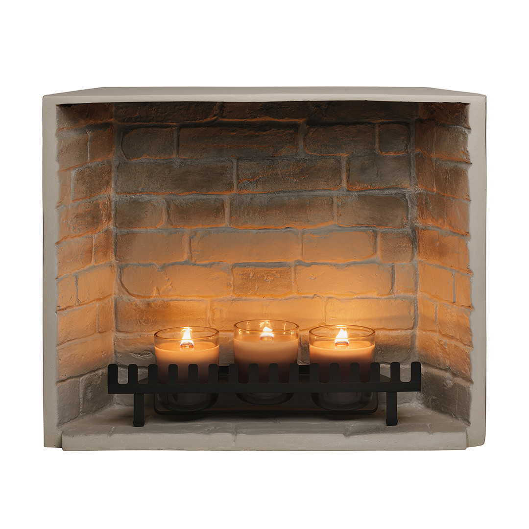 Cheminée électrique encastrable à bougies parfumées - ZenFlame -