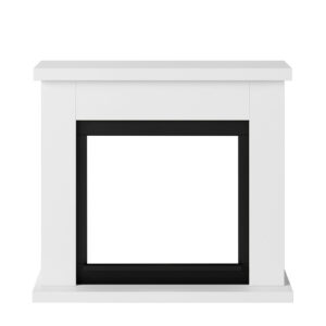 Habillage de cheminée pour Powerflame modèle Frode - Blanc pur