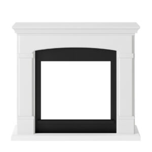 Habillage de cheminée pour Powerflame modèle Helmi - Blanc pur