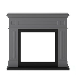Habillage de cheminée pour Powerflame modèle Larsen - Gris uni