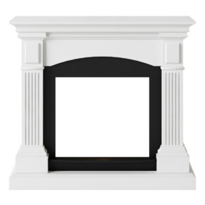 Habillage de cheminée pour Powerflame modèle Magna - Blanc pur