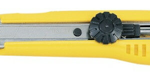 Cutter 18 mm avec blocage par molette crantée