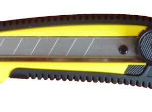 Cutter 18 mm bi-matière (blocage à molette crantée)