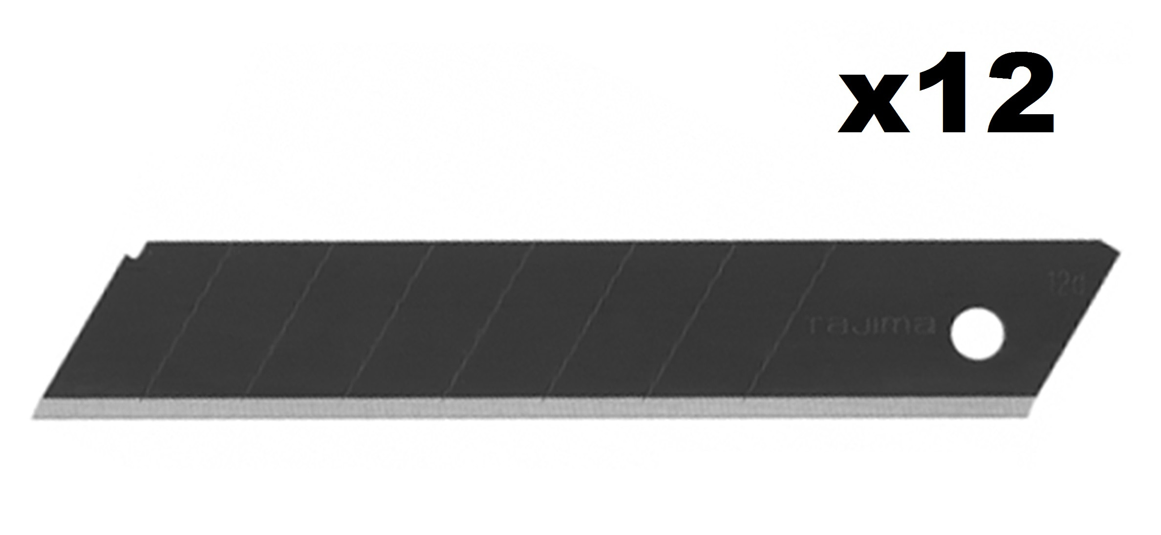 Étui plastique de 10 lames "Razar black"