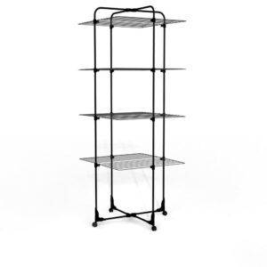 Etendoir a linge sur pieds45 m noir