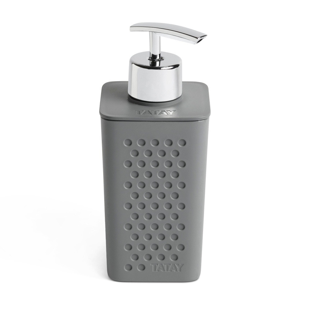 Distributeur de savon TATAY Bohol plastique gris