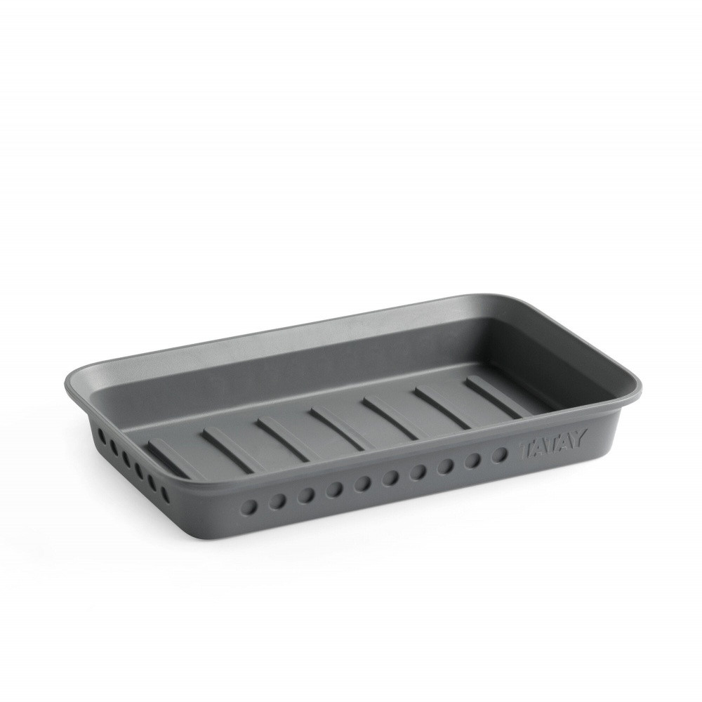 Porte savon TATAY Bohol plastique gris