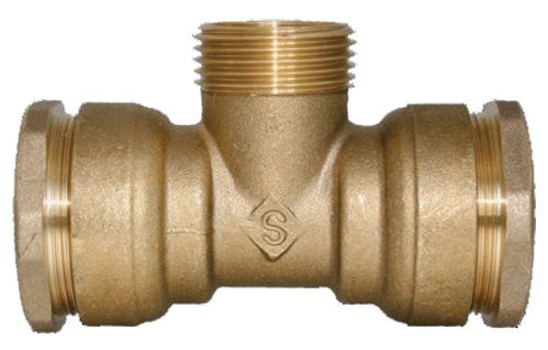 Té PE mâle 32 1'' GARIS 849-32-26S