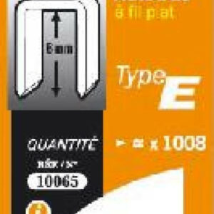Agrafes 10 mm - type E