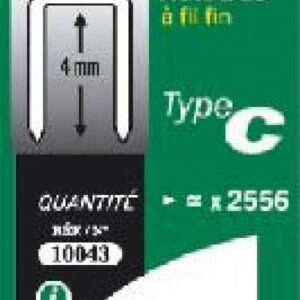 Agrafes 12 mm - type C