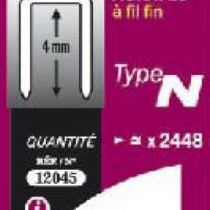 Agrafes 12 mm - type N