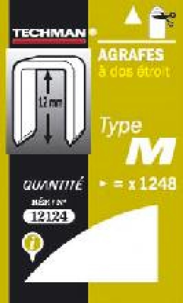 Agrafes 23 mm - type M