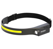 Lampe frontale bandeau sensor Lampe frontale bandeau LED COB + XPE - 280 Lumens Batterie lithium Li-ion 1200 mAh