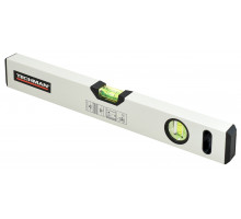 Niveau alu tubulaire renforce 1000 mm 2 fioles : 180° et 90°